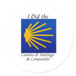 I Did the Camino de Santiago stickers