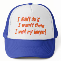 I didn't do it.... hat