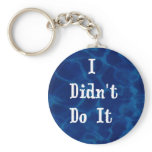 I didn't do it key chains