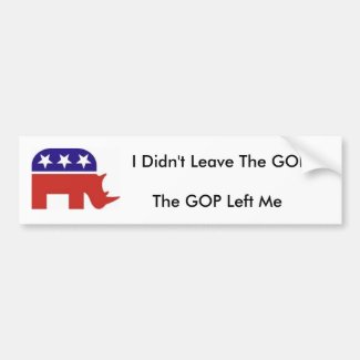I didn't leave the GOP, the GOP left me