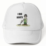 I Dig Booty Metel Detecting Guy Mesh Hat