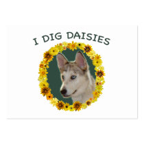 I Dig Daisies Ausky Dog