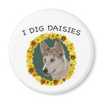 I Dig Daisies Ausky Dog