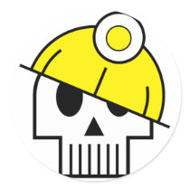 I Dig Dead Skulicon Sticker