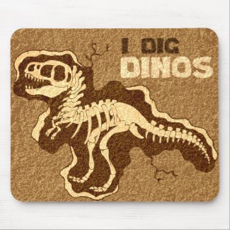 I Dig Dinos Mouse Pad