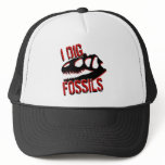 I DIG FOSSILS Skull Mesh Hats