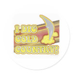 I Dig Gold Country Sticker