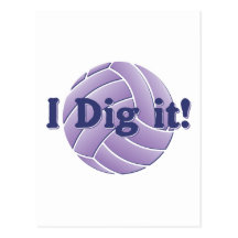 I dig it - Volleyball Postcards