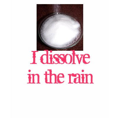 I dissolve in the rain t shirt by fightingtheunseen