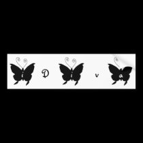 i Diva Butterfly bumper stickers