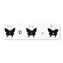 i Diva Butterfly bumper stickers