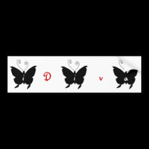 i Diva Butterfly bumper stickers