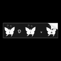 i Diva Butterfly bumper stickers
