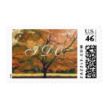 I DO Autumn Wedding Fall Wedding Invitation Stamps