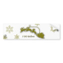 I DO Beleive Wine Label bumper stickers