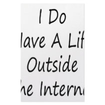 I Do Have A Life Outside The Internet stationery