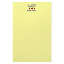 I DO Know It All Stationery Design