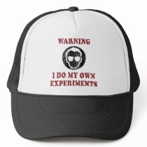 I Do My Own Experiments Retro Grunge Trucker Hat