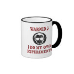 I Do My Own Experiments Retro Grunge Mugs