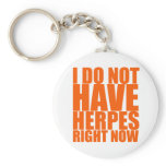 I Do Not Have Herpes Right Now Key Chains