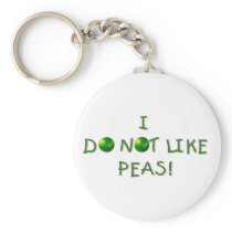 I Do  Not Like Peas Tshirts and Gifts Key Chain