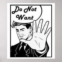 I Do Not Want Poster