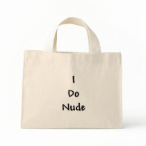 I Do Nude Canvas Bag