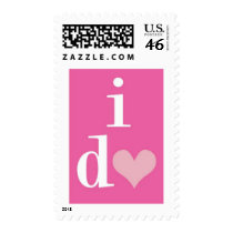 I Do Pink postage