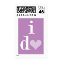 I Do Purple postage by weddingchannel I Do Purple postage