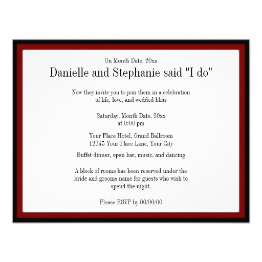 I Do Speech Bubble Announcements