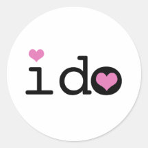I Do Sticker
