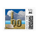 I Do Tropical Wedding Postage Stamp stamp