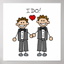 I Do Two grooms Poster