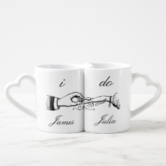 Wedding ring mugs