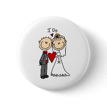 I Do Wedding Ceremony Button