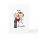 I Do Wedding Ceremony Card by stick_figures I Do Wedding Ceremony Card