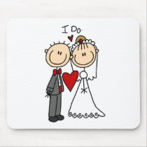 I Do Wedding Ceremony Mousepad