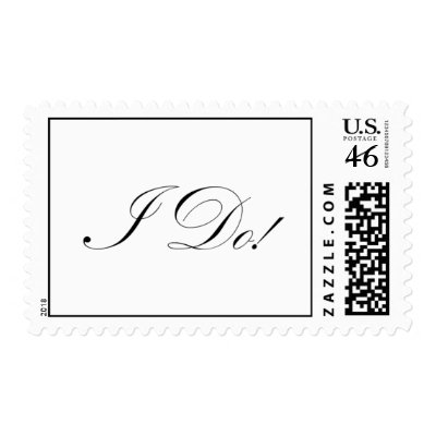 "I do!" Wedding Invitation Stamp