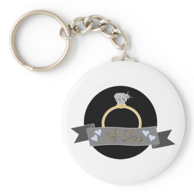 I Do Wedding Keychain