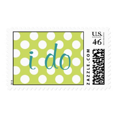 "I Do" Wedding Postage postage