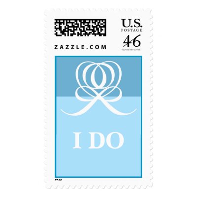 I Do Wedding Postage Stamp