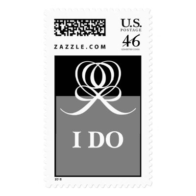 I Do Wedding Postage Stamp