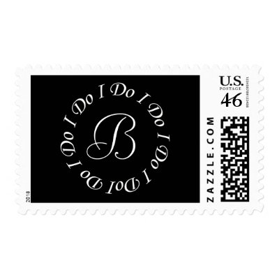 I Do Wedding Postage Stamp