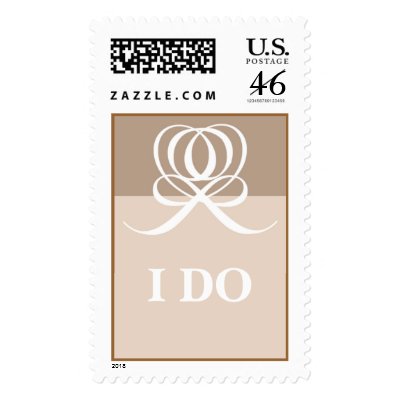 I Do Wedding Postage Stamp