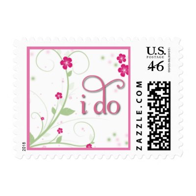 I Do Wedding Postage Stamp
