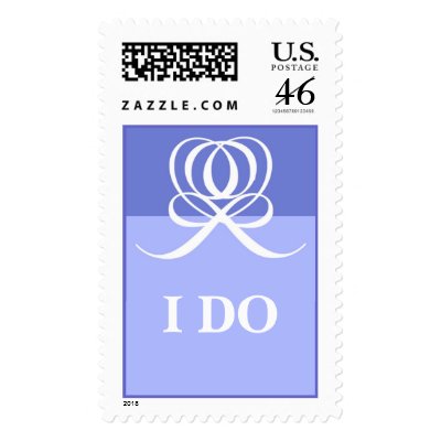 I Do Wedding Postage Stamp