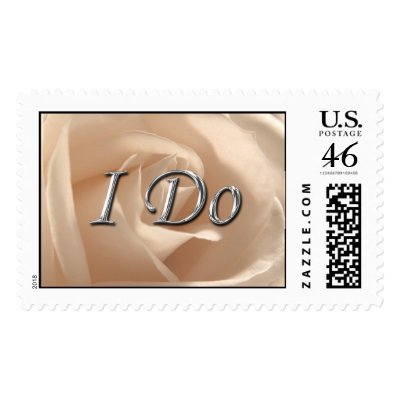I Do Wedding Postage Stamps