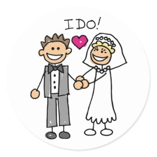 I Do Wedding Stickers