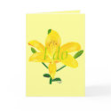 I do, yellow lilly, wedding invitation cards card