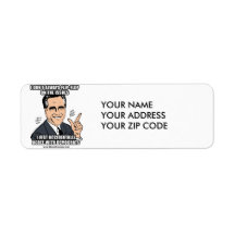 I DON'T ALWAYS FLIP-FLOP ON THE ISSUES CUSTOM RETURN ADDRESS LABELS